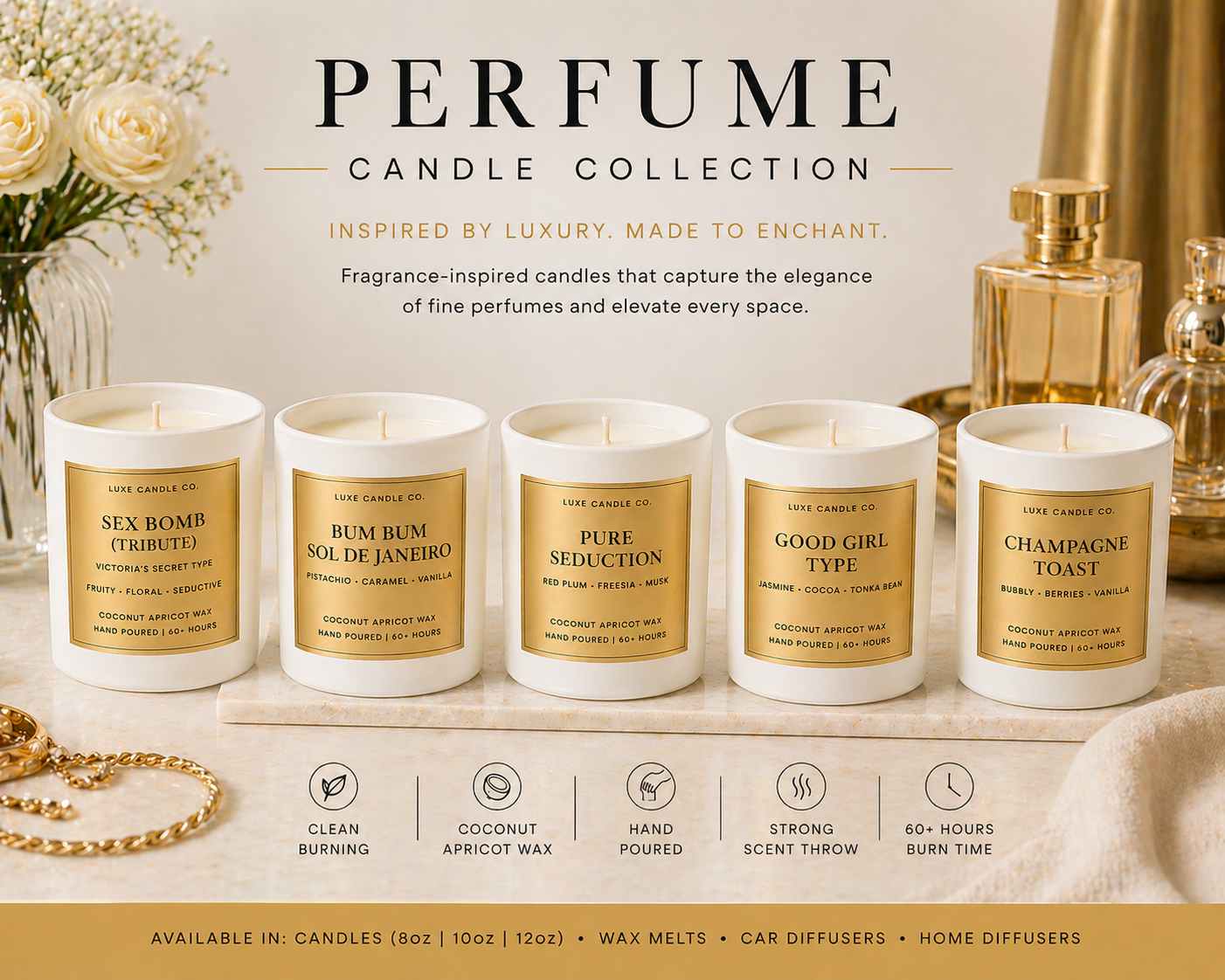 Perfume Candle Collection