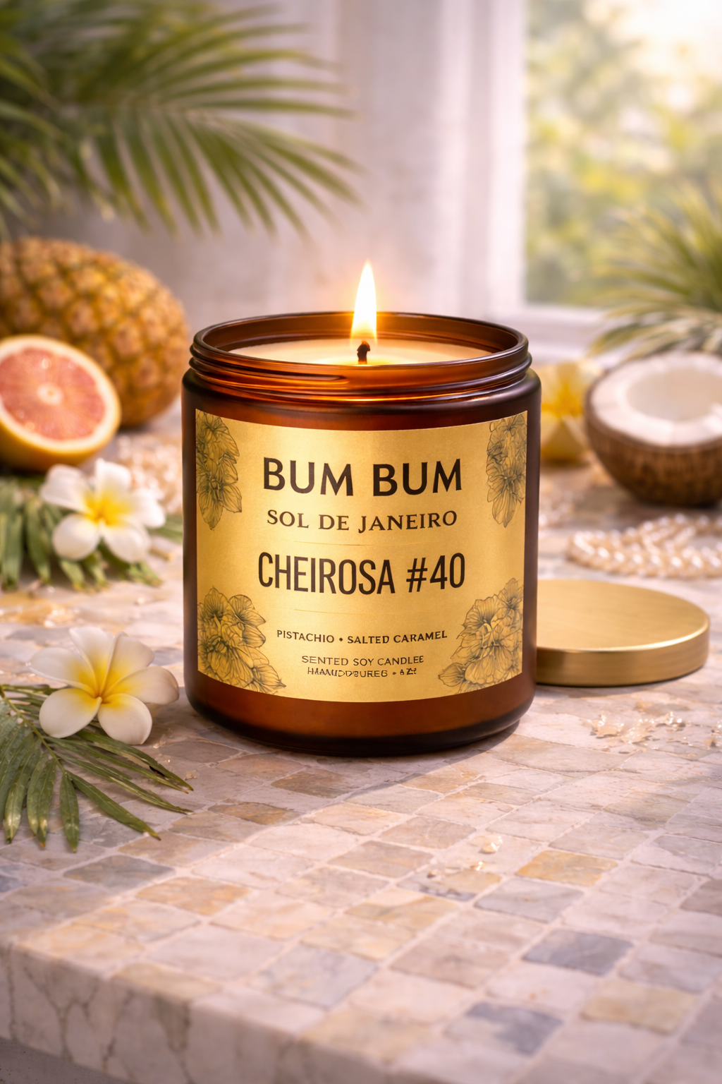 Perfume Candle Collection-8 oz-Black Matte Ceramic
