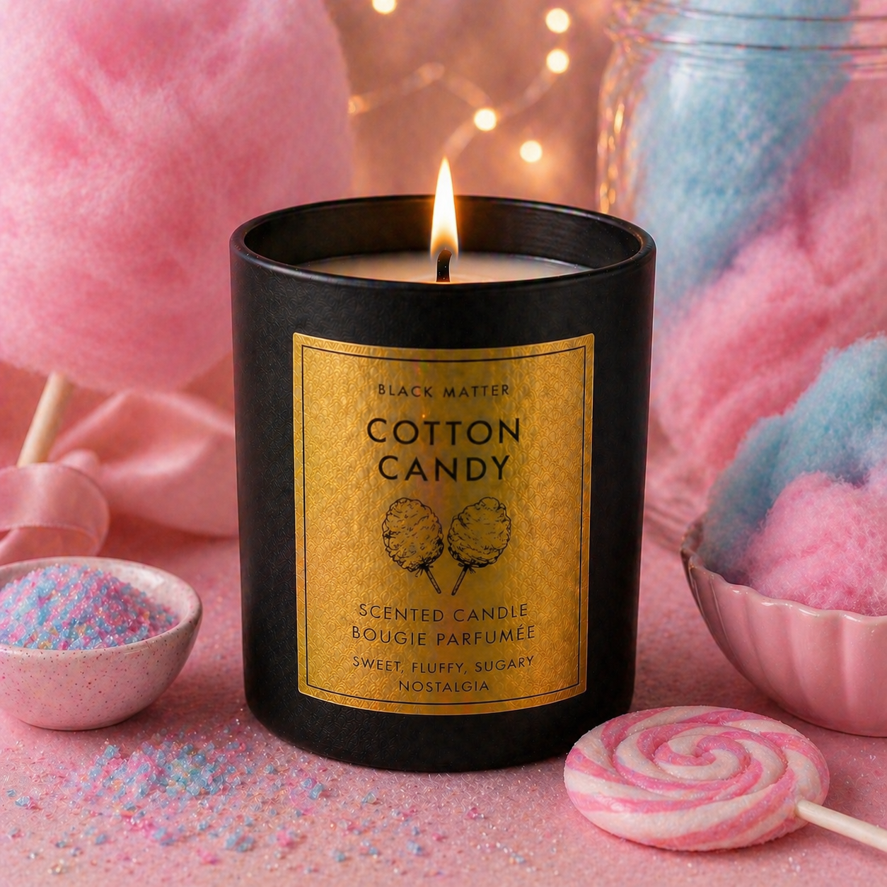 Sweet/ Gourmand/Bakery Inspired Candles- 8 oz-Matte Black Ceramic