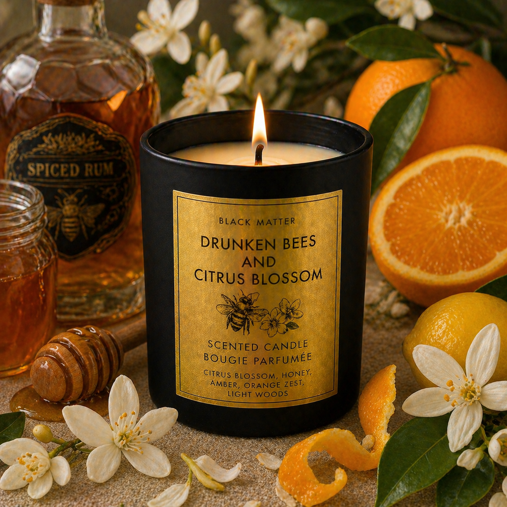 Sweet/ Gourmand/Bakery Inspired Candles- 8 oz-Matte Black Ceramic