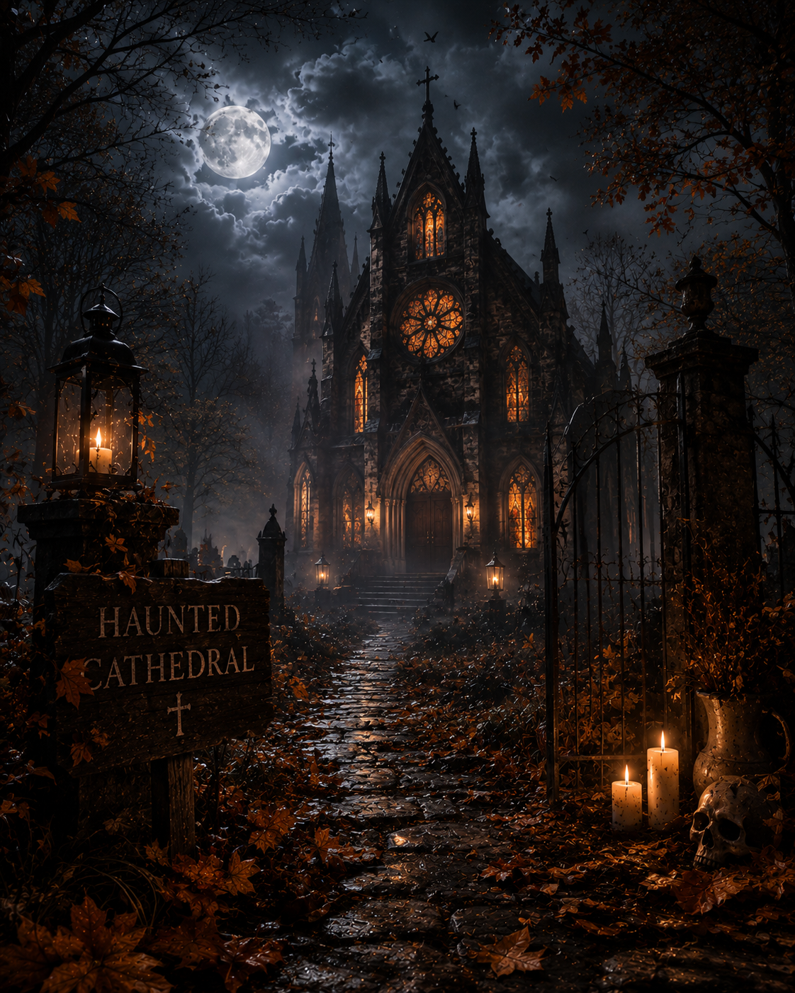 Fall/ Haunted Island Wax Melts-75g-6 Cube Cavity