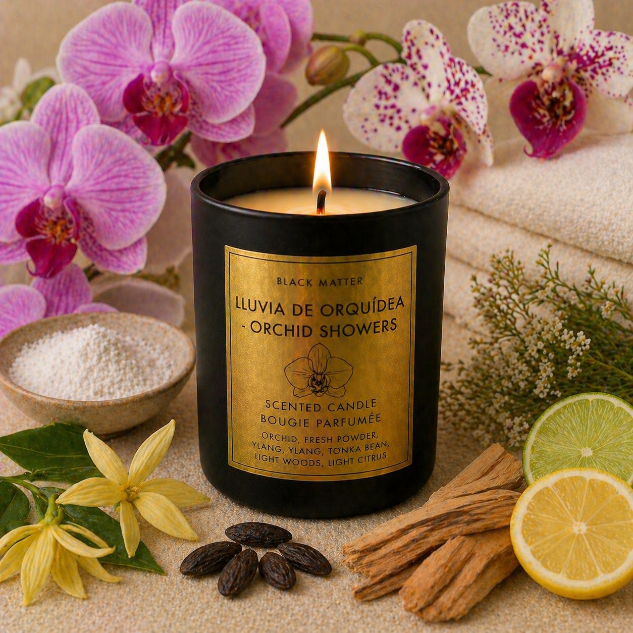 Sweet/ Gourmand/Bakery Inspired Candles- 8 oz-Matte Black Ceramic