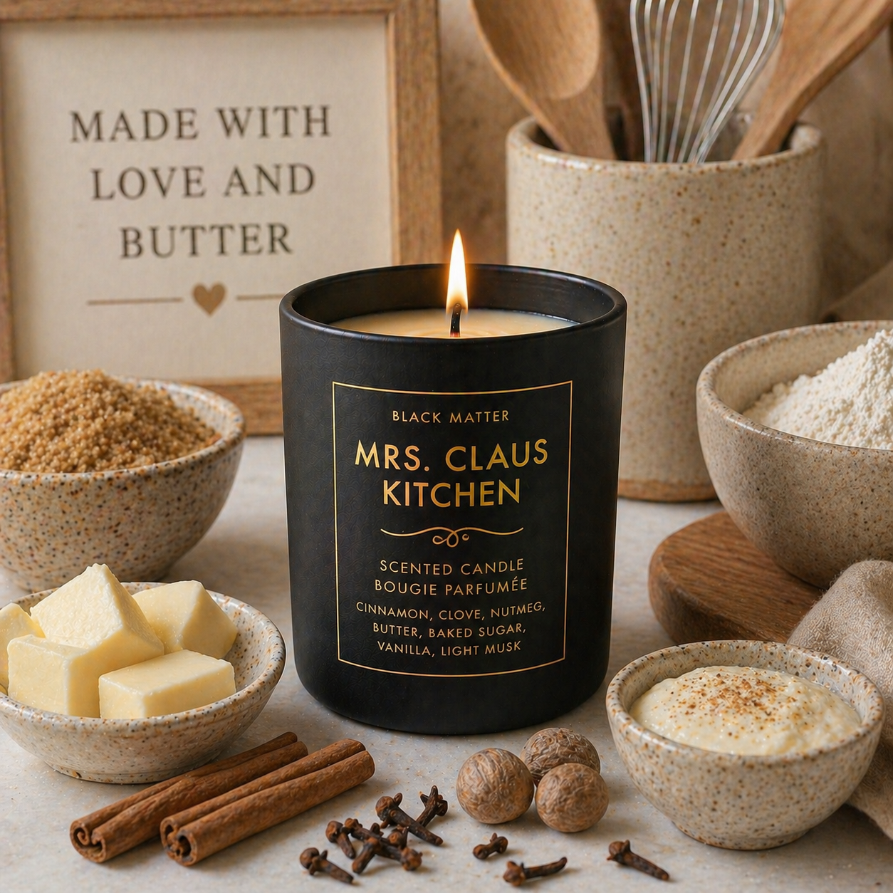 Sweet/ Gourmand/Bakery Inspired Candles- 8 oz-Matte Black Ceramic