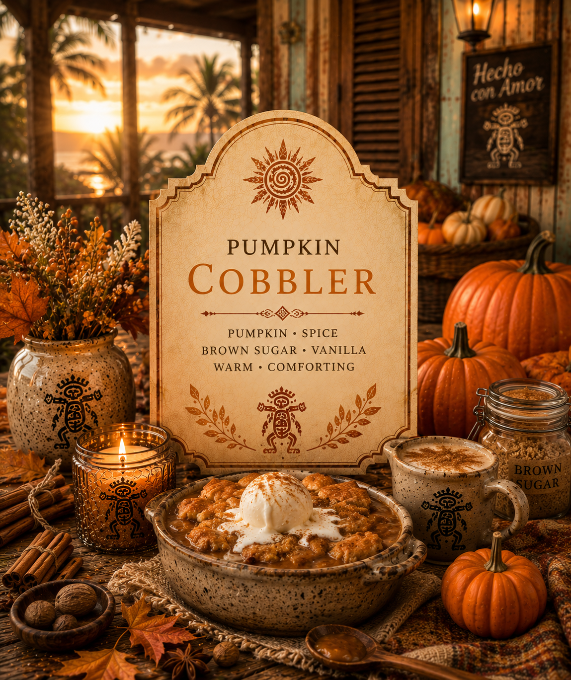 Fall/ Haunted Island Wax Melts-75g-6 Cube Cavity