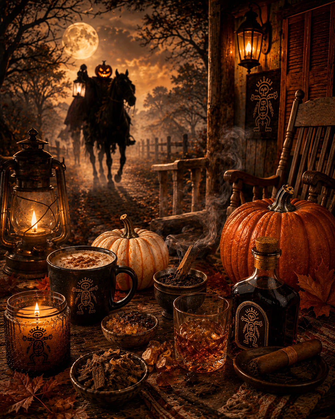 Fall/ Haunted Island Wax Melts-75g-6 Cube Cavity