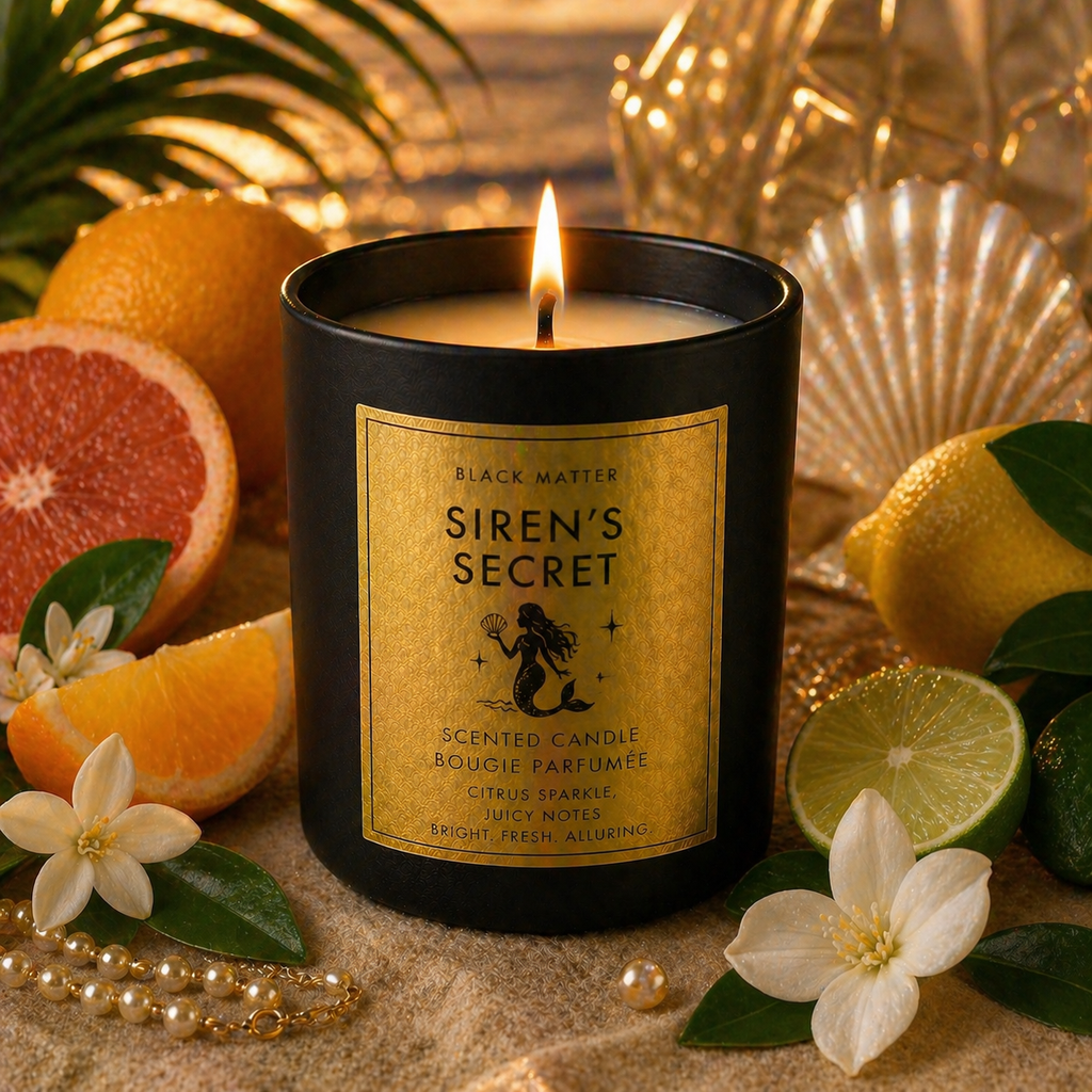 Sweet/ Gourmand/Bakery Inspired Candles- 8 oz-Matte Black Ceramic