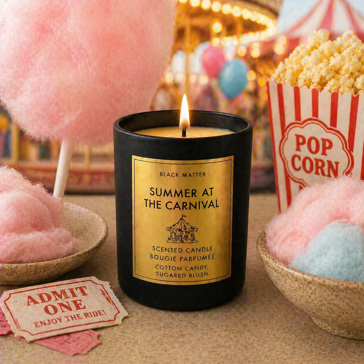 Sweet/ Gourmand/Bakery Inspired Candles- 8 oz-Matte Black Ceramic