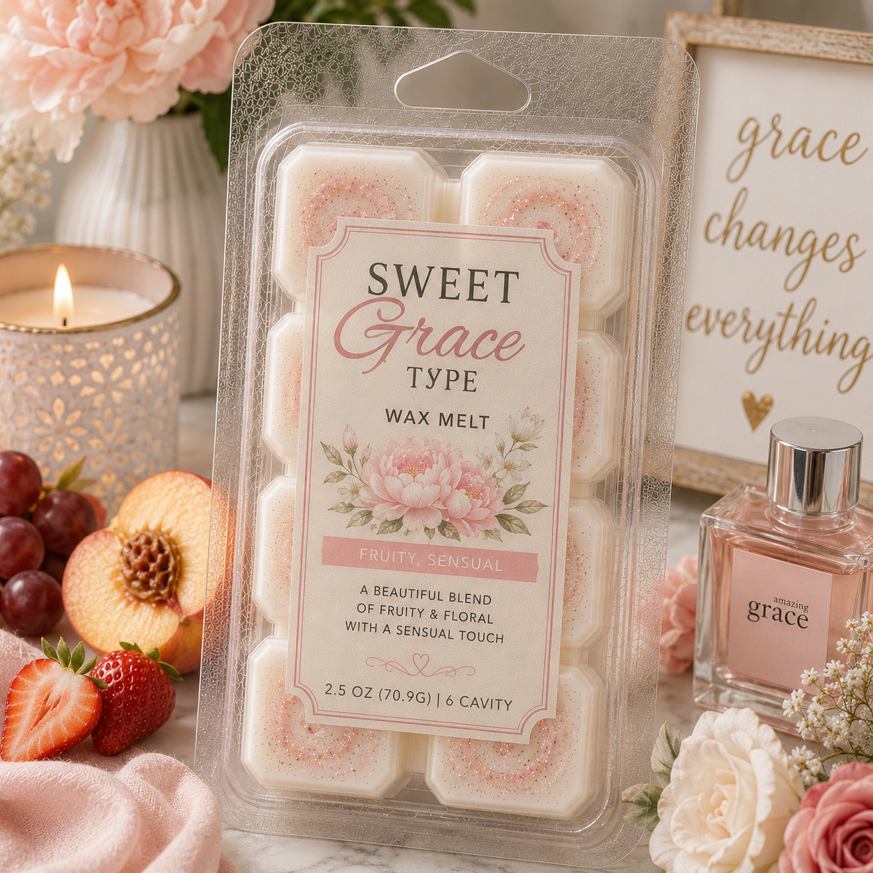 Tart / Wax Melts – 6 Cavity Clamshell (set of 2)