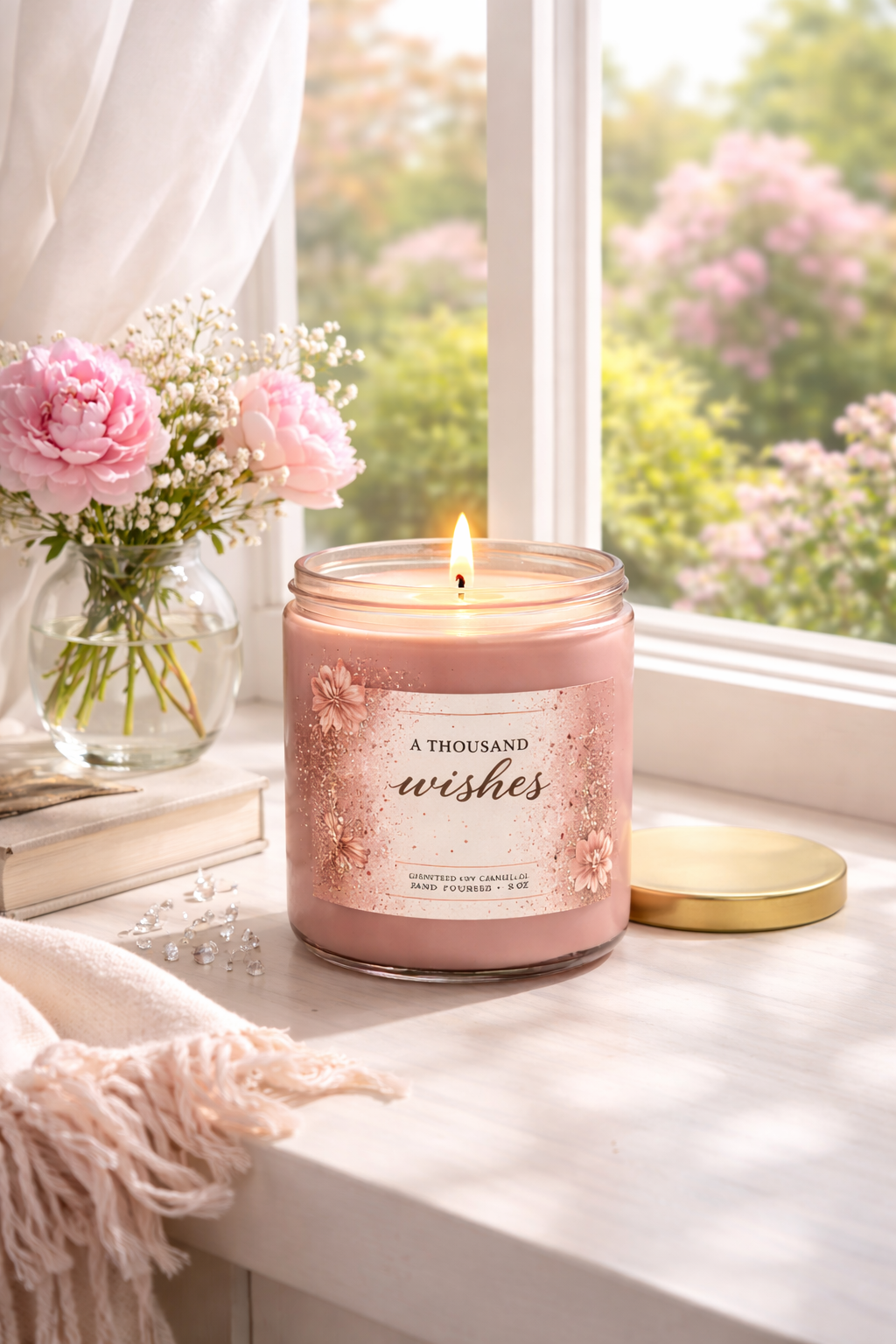 Perfume Candle Collection-8 oz-Black Matte Ceramic