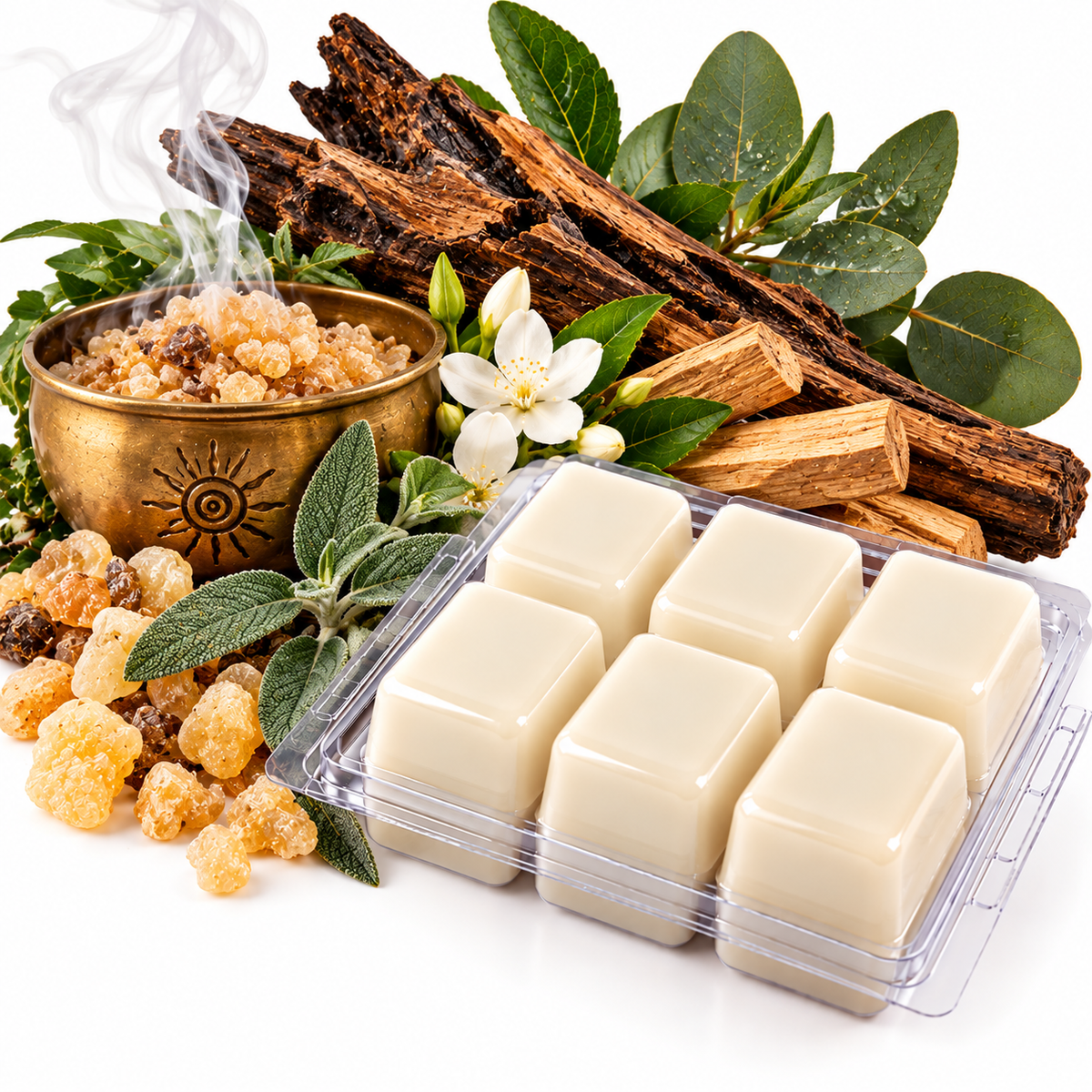 Tart / Wax Melts – 6 Cavity Clamshell