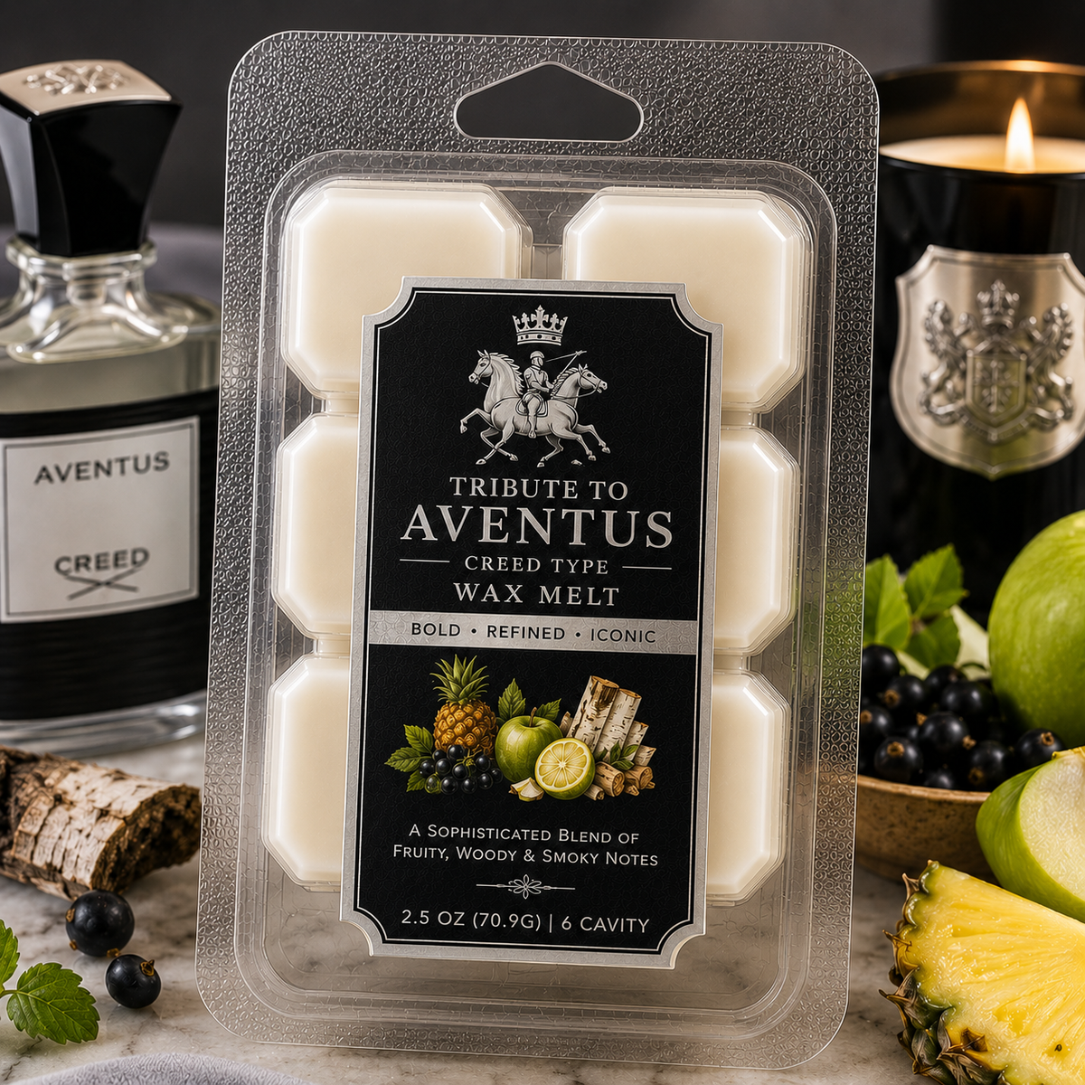 Tart / Wax Melts – 6 Cavity Clamshell