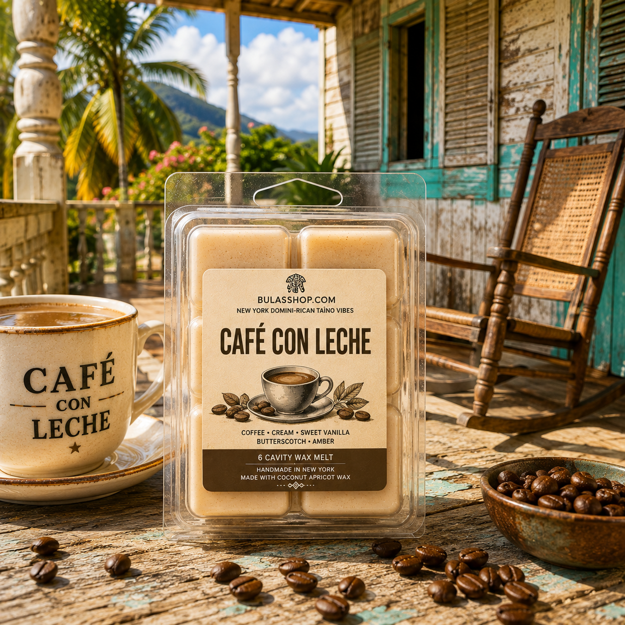 Fall/ Haunted Island Wax Melts-75g-6 Cube Cavity