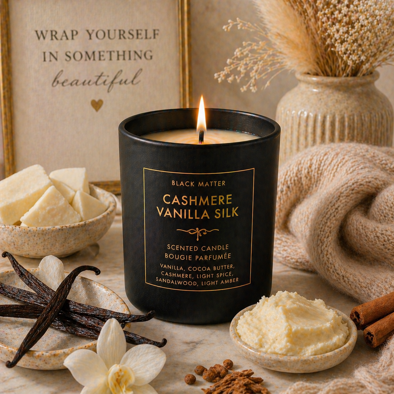 Sweet/ Gourmand/Bakery Inspired Candles- 8 oz-Matte Black Ceramic