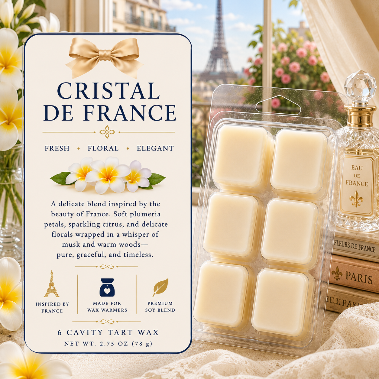 Tart / Wax Melts – 6 Cavity Clamshell (set of 2)