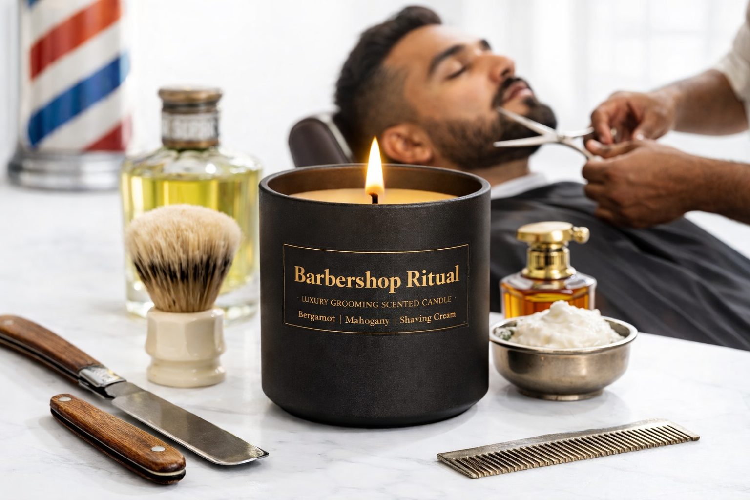 Dominican Barber Shop-8 oz Candle