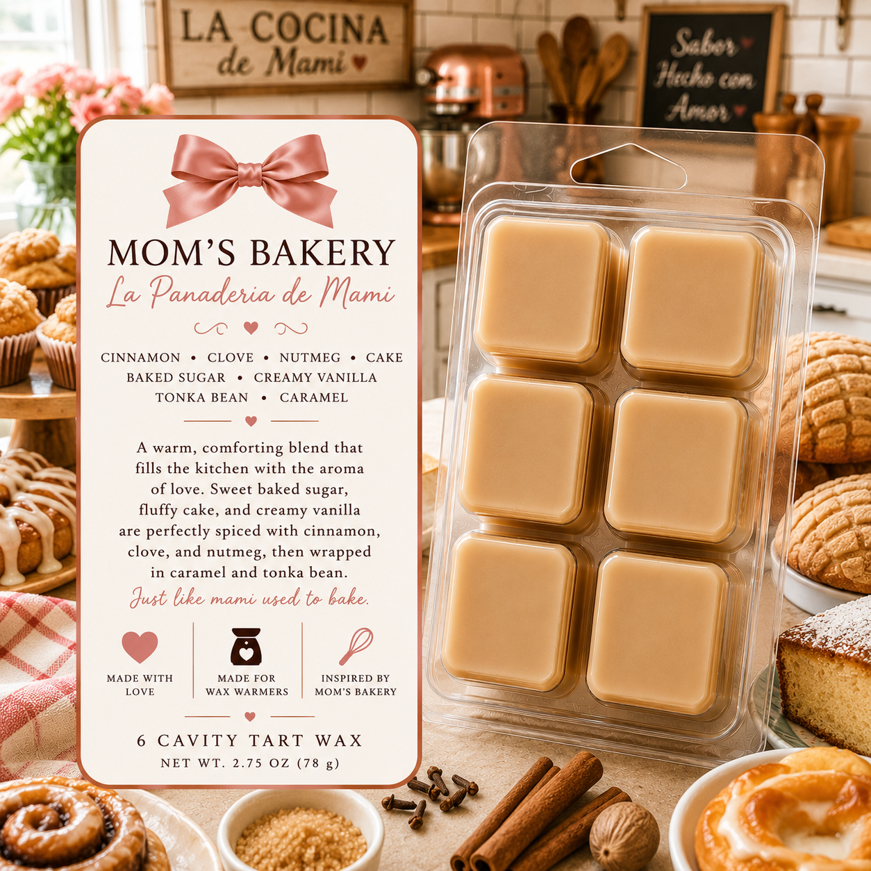 Tart / Wax Melts – 6 Cavity Clamshell (set of 2)
