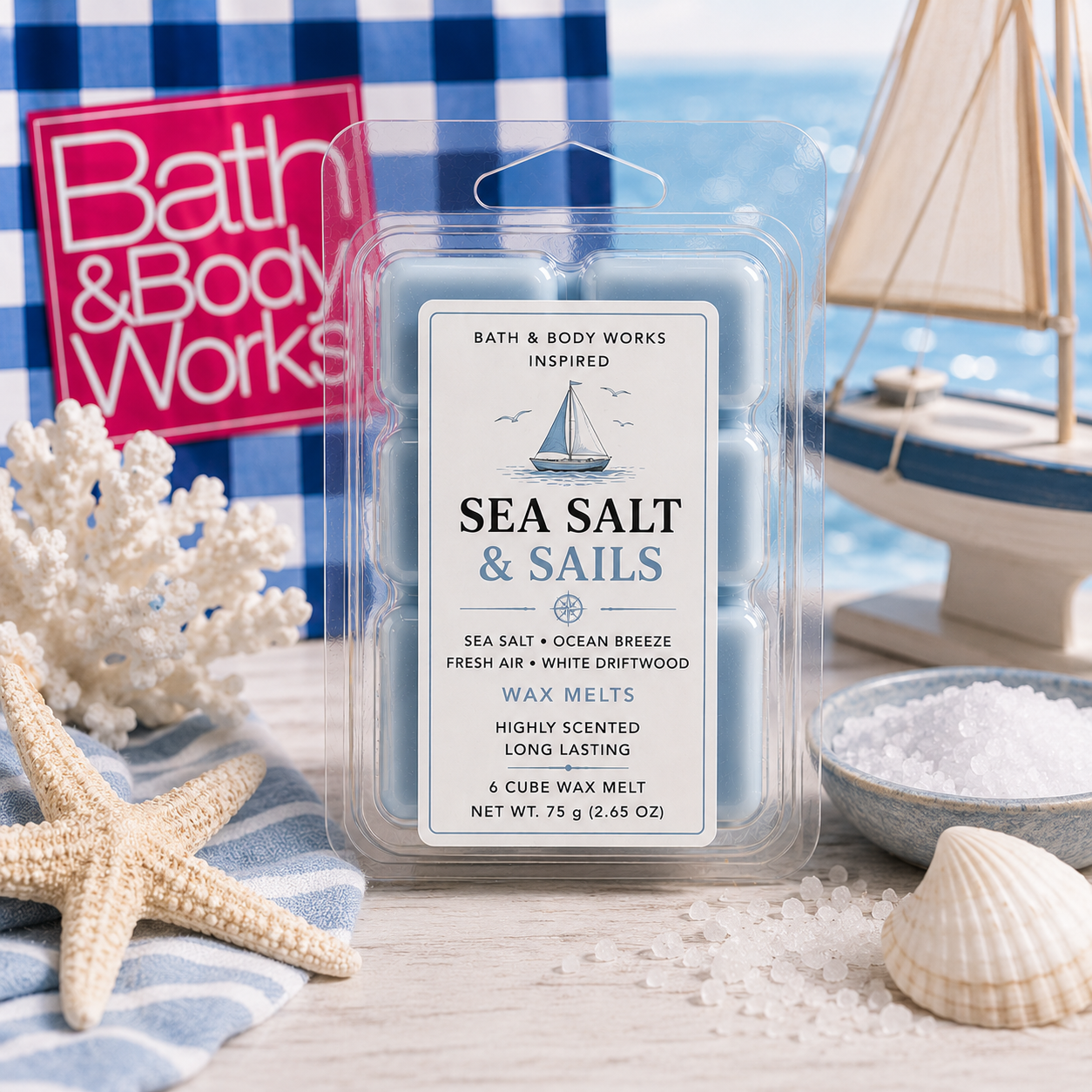 Exclusive B&BW Wax Melts-6 Cavity Clamshell