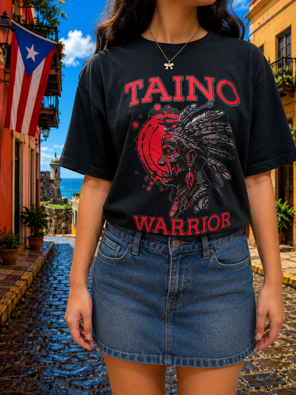 Puerto Rico-Taino Warrior T-Shirt