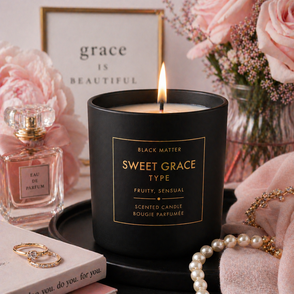 Sweet/ Gourmand/Bakery Inspired Candles- 8 oz-Matte Black Ceramic