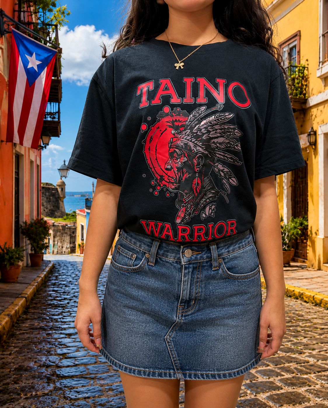 Puerto Rico-Taino Warrior T-Shirt